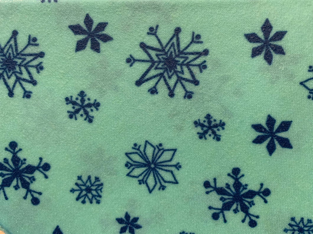 Beeswax Wraps - Blue Snowflakes
