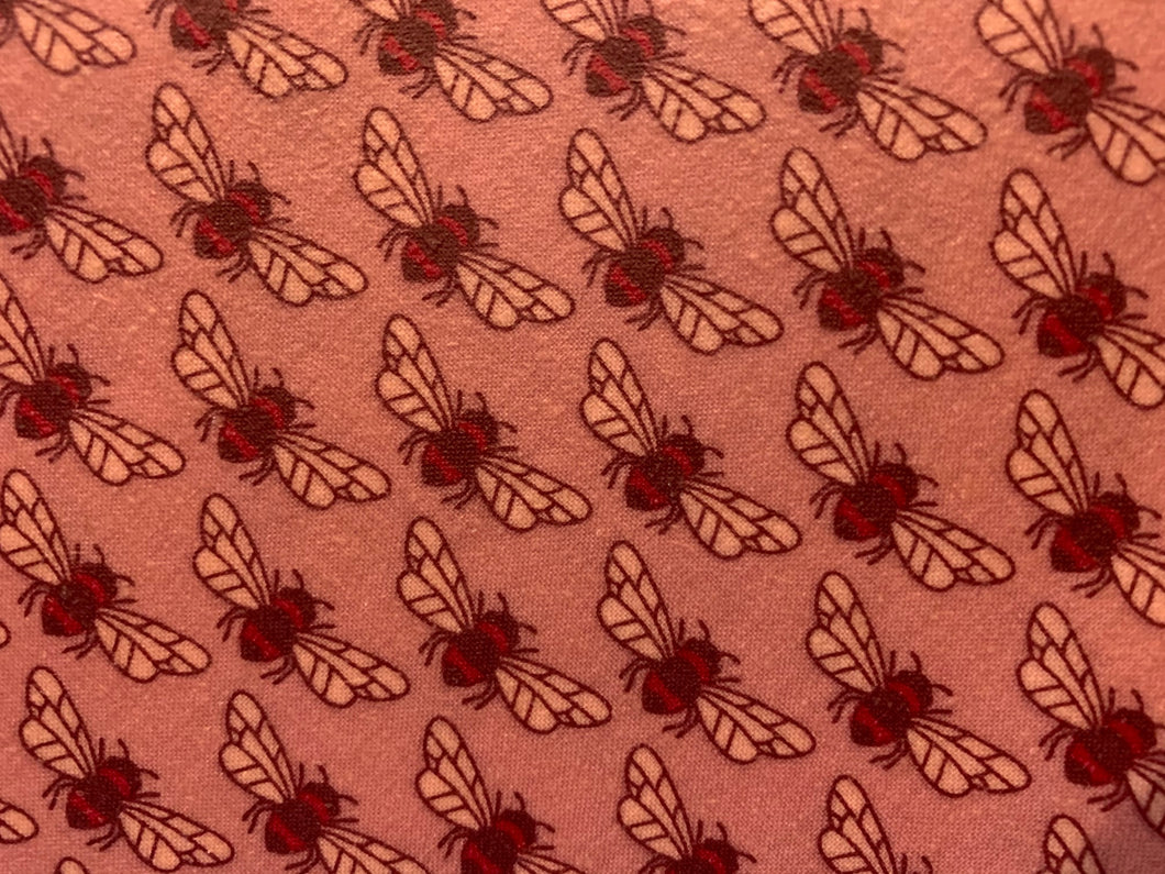 Beeswax Wraps - Pink Bees